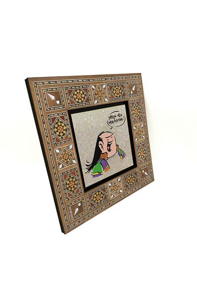 Sadrazam Haagse Harry Olanda Desen animat Personaj Imprimat MDF Masă 20x20 Krg-43