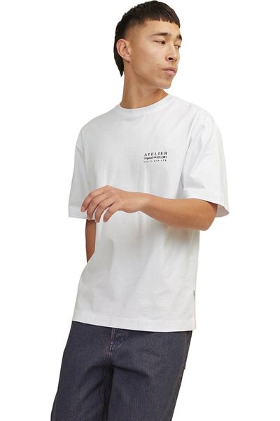 Jack & Jones Tricou JACK &JONES Brooklyn Graphic Back - 12262503-Bright White