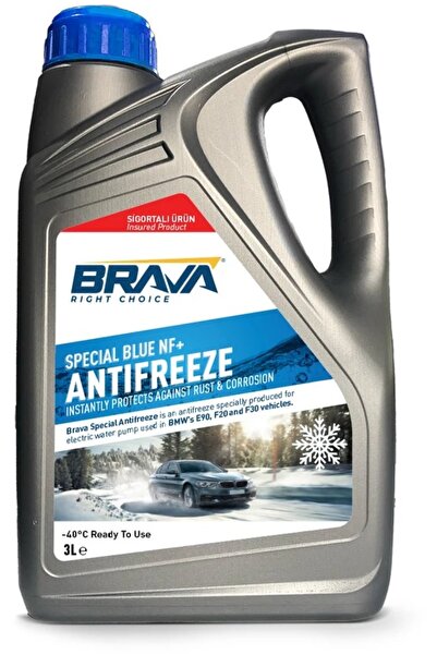 Brava MERCEDES SPECİAL 3 LT NF+ ANTİFRİZ MAVİ -40°C