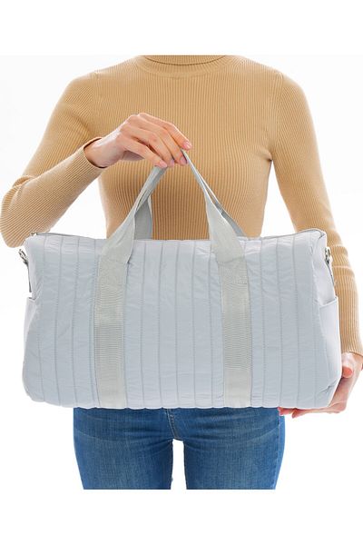 WITH-W Curea lungă de buzunar matlasată unisex, femeile și bărbații pot folosi geanta de fitness și sport de călătorie