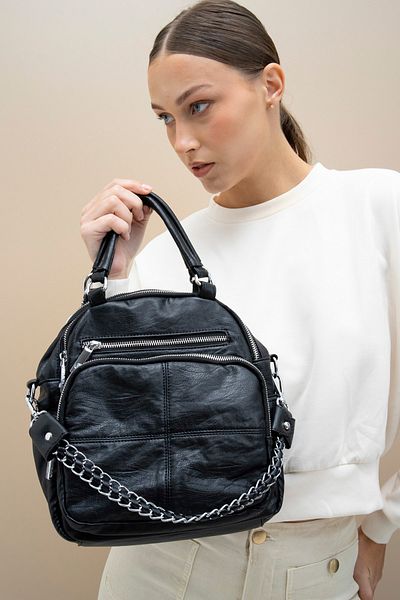 Matthew Cox Women's Black Backpack Byn1022