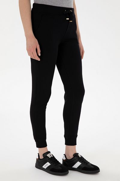 U.S. Polo Assn. Pantaloni de trening negri de damă 50300885 -VR046
