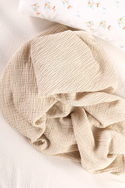 Bondberro 4 Layer Premium Muslin Blanket - Blanket Series, Organic Certified Cotton 120x100 cm