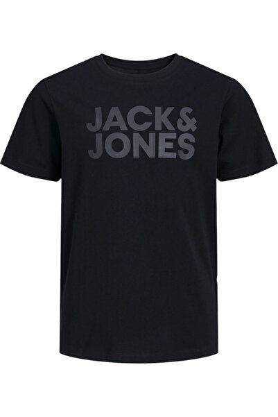 Jack & Jones Tricou JACK &JONES Corp Logo JNR - 12152730-Черен