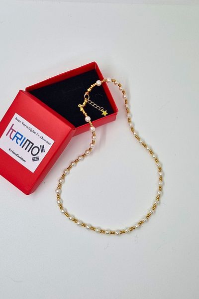 KRIMO Kpop Itzy Ryujin Pearl Bead Necklace