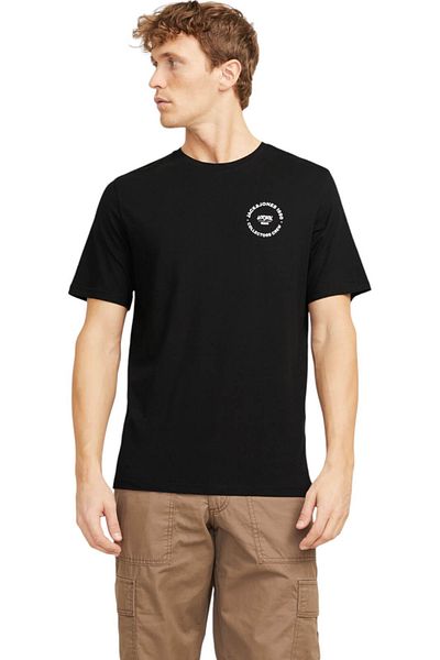 Jack & Jones Tricou JACK &JONES Simon - 12269280-Negru SP