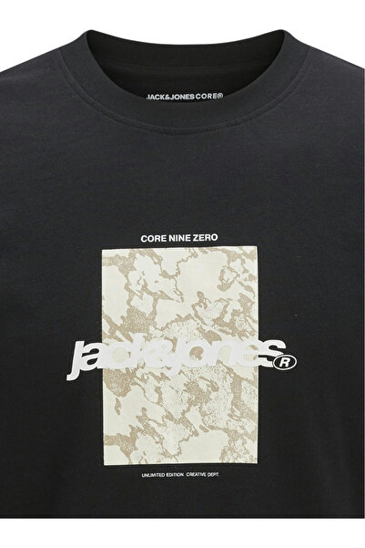 Jack & Jones Tricou JACK &JONES Tarmac Camo Fata JNR - 12274620-Negru