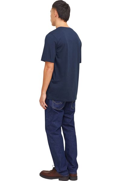 Jack & Jones Tricou Jjelogo Tee SS O-neck 2 Col SS25 Sn Erkek 12268267 Sky Captain