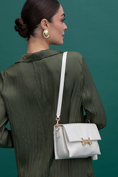 Matthew Cox Бежева жіноча сумка через плече - BYN2256