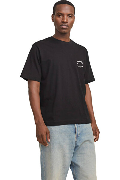 Jack & Jones Font Tricou JACK &JONES Austin - 12277896-Negru