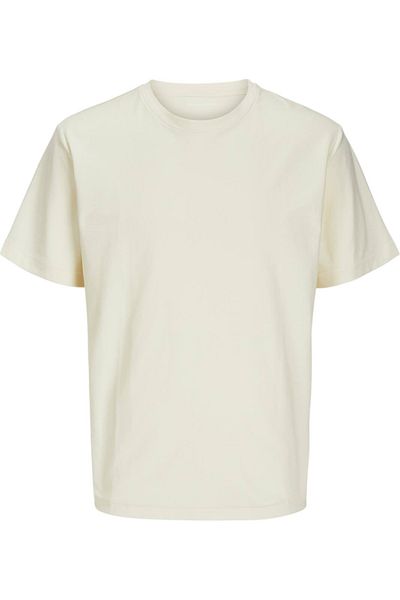 Jack & Jones Tricou JACK &JONES Twill Split - 12273109-Alb antic