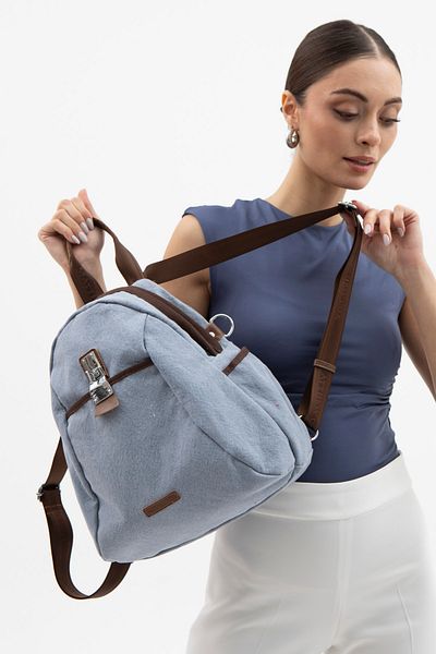 Matthew Cox Rucsac albastru pentru femei BYN2369