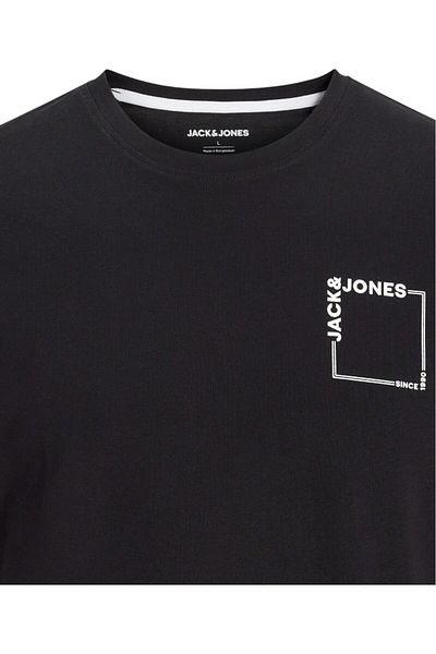 Jack & Jones Tricou JACK &JONES Verner - 12269314-Negru
