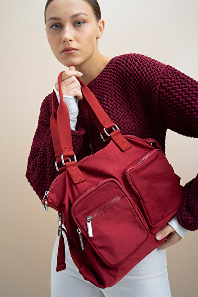 Matthew Cox Γυναικεία τσάντα ώμου μπορντό BYN2336