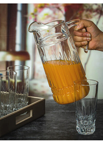 bellanest LUMİNARC -Orjinal Fransız Kristal Sürahi-Karaf -Yüksek Kalite(Bulaş...