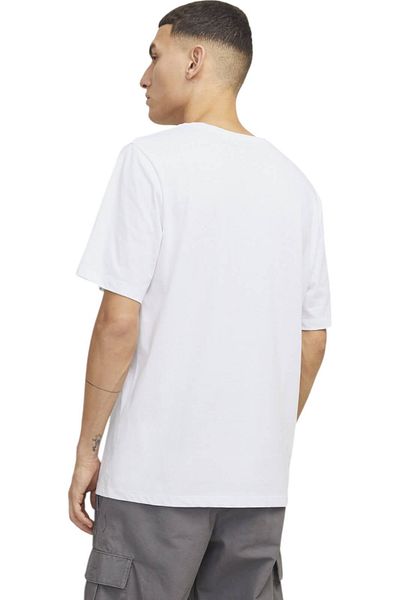 Jack & Jones Tricou JACK &JONES Hudson - 12268477-White