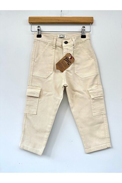 rois ÇOCUK KARGO EKRU PANTOLON