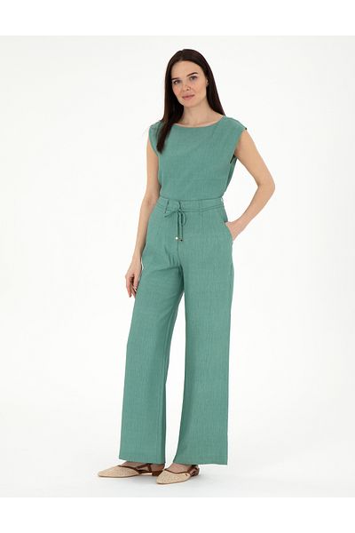 Pierre Cardin Green Loose Fit Trousers 50301266-Vr054