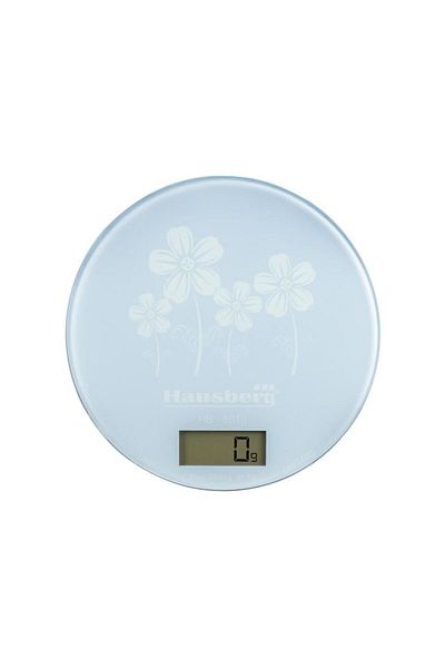 Hausberg Cantar de bucatarie Hausberg HB-6010AB, 5kg Functie Tara, Oprire automata, Albastru