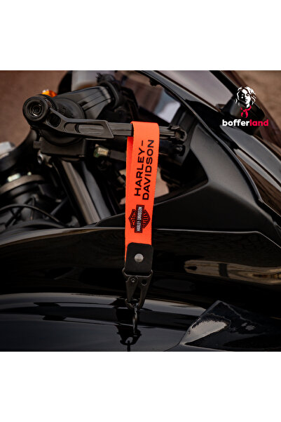 bofferland Ride Tag Motorcycle Automobile Fabric Hooked Keychain 102