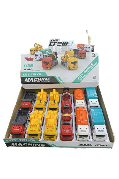 Vardem Sürtmeli 6 Asorti Oyuncak Kamyon Ve Iş Makineleri Kepçe