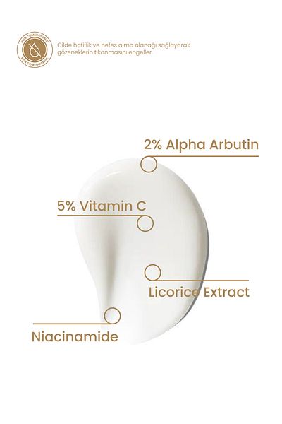 Cosmogenesis Labs Vitamin C Blemish Cream 50ml - Vegan Brightening, Tone Equalizing, Moisturizing (2% Arbutin)