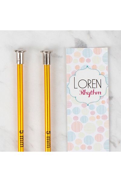 SAVA HOME COLLECTİON Loren Rythm 5mm Κίτρινο Χρώμα Μεταλλικό Πλεκτό Καρφίτσα