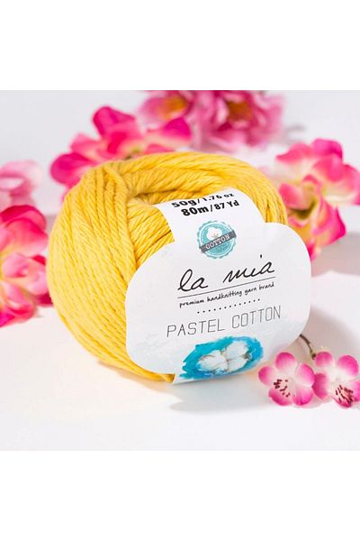SAVA HOME COLLECTİON La Mia Pastel Cotton - Μουσταρδί Κίτρινο Πλεκτό Σχοινί - L061 - 33614