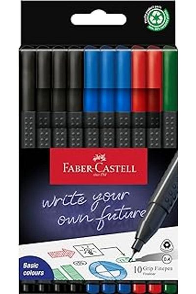 robotrend Faber-Castell, Fabel-Castell Finepen Office Box, 10 Pcs, 151691