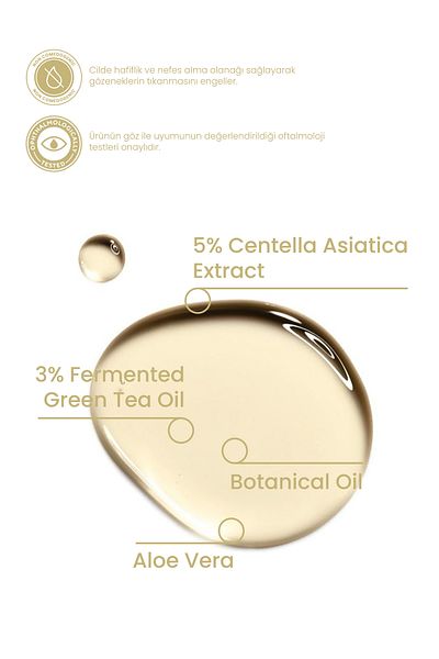 Cosmogenesis Labs 400ml Vegan Moisturizing Skin and Make-up Removal Oil - 5% Ci̇ca Sebum Balancing Cleansing Oil