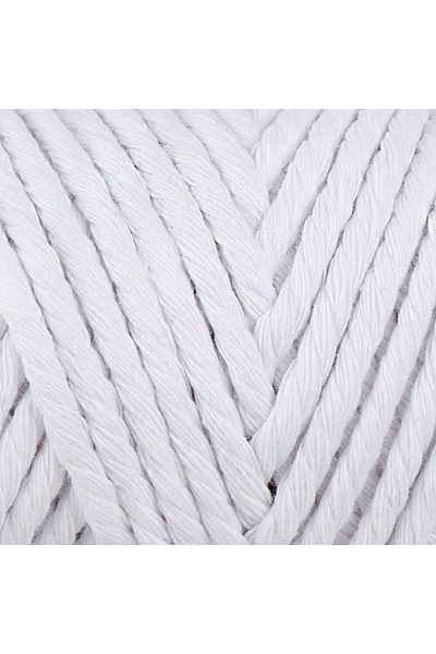 SAVA HOME COLLECTİON Loren Decor White Macrame 3 Twist Twine - L001