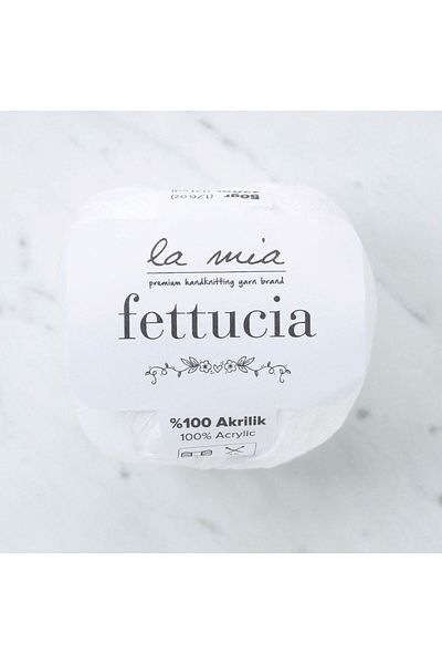 SAVA HOME COLLECTİON La Mia Fettucia Λευκό Πλεκτό Σχοινί - L001 - 33877