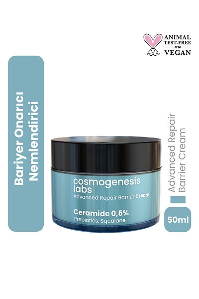Cosmogenesis Labs كريم الوجه المعزز للحاجز المائي 50 مل - سكوالان بروبيوتيك نباتي