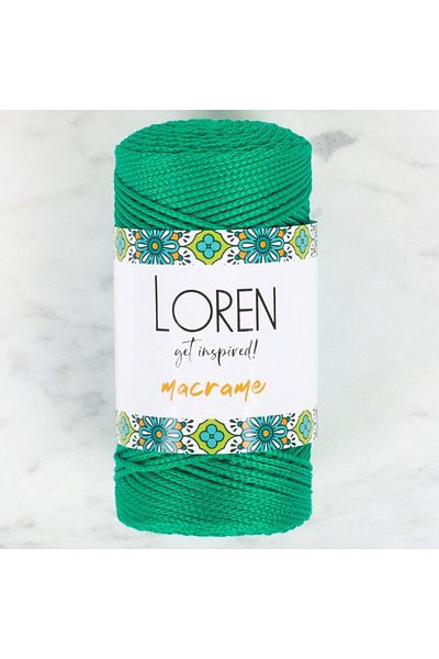 SAVA HOME COLLECTİON Loren Macrame Πράσινο Πλεκτό Σχοινί - RM 0175 - 34339