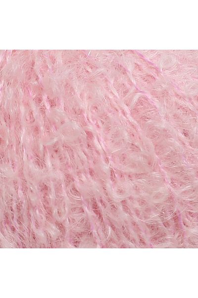 SAVA HOME COLLECTİON La Mia Alpaca Boucle 50 Gr Ροζ Πλεκτό Χειροποίητο Σχοινί - L332 - 34387