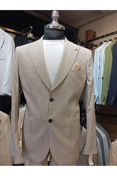 Ted Davıd Brown Modern Fit Blazer Jacket
