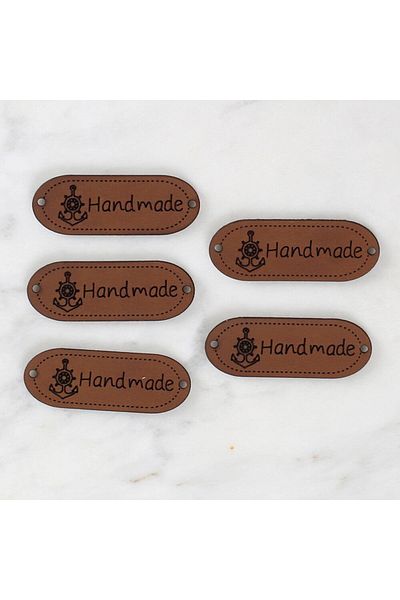 SAVA HOME COLLECTİON 5 Handmade Leather Crest - Crafts