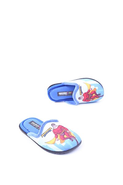 GEZER 12813 Blue Boy's Children's House-Indoor Slippers