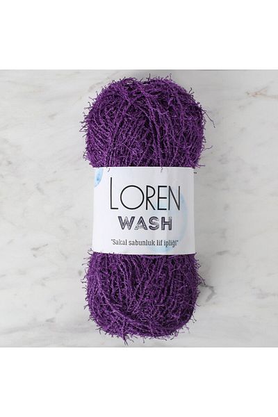 SAVA HOME COLLECTİON Loren Wash Purple Πλεκτό Σχοινί - R093 - 34029