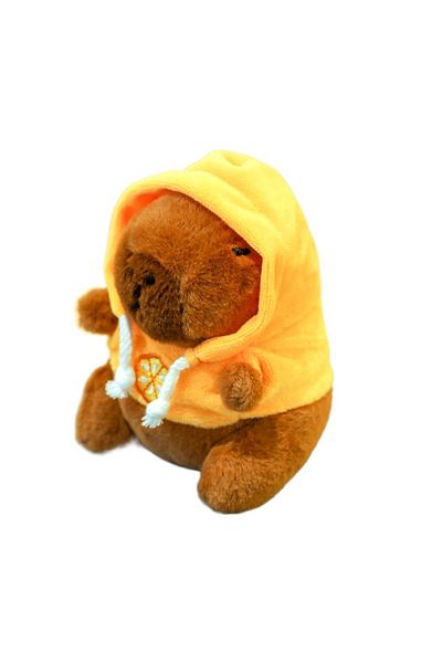 Choice Yellow-hoodie Cute Capybara Plush Toy Hoodie With Wings Simulation Doll Small Size Stuffed Animals A