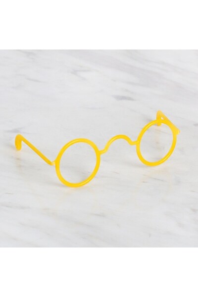 Twin Store Plastic Amigurumi Glasses Yellow