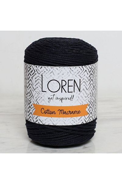 SAVA HOME COLLECTİON Loren Cotton Macrame тъмносиньо - R005 - 34361