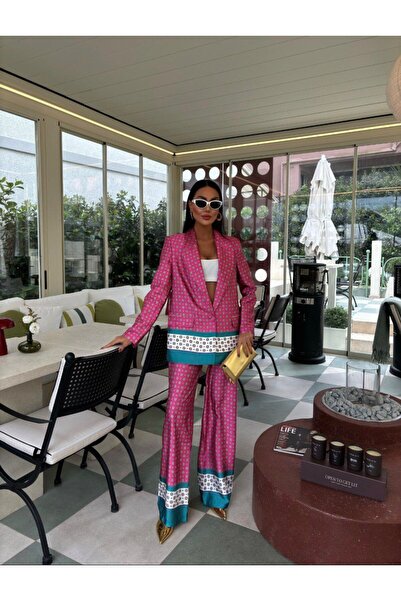 MiMi Patterned Satin Set