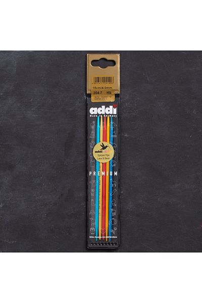 SAVA HOME COLLECTİON Πολύχρωμες κάλτσες Addi Colibri 4mm 15cm - 204-7