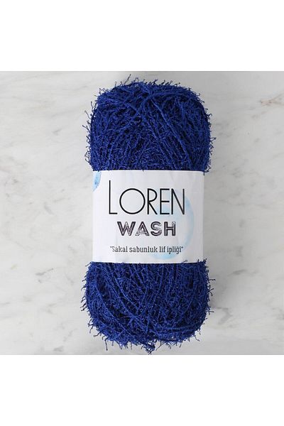 SAVA HOME COLLECTİON Loren Wash Saks Μπλε πλεκτό νήμα - R025 - 34017