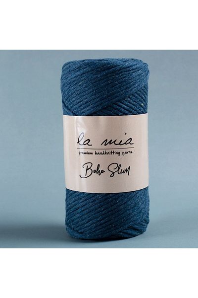SAVA HOME COLLECTİON La Mia Boho Slim Airman Blue Πλεκτό Σχοινί -L110 - 34199