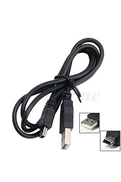 Derwell 1.5 Metre 1.5m Ps3 Mini Piramit Uç 5pin Usb Data Şarj Kablosu Kamera ...