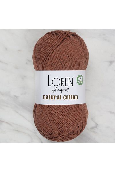 Ethab Ticaret Loren Natural Cotton Cinnamon Hand Knitting Lanyard - R072