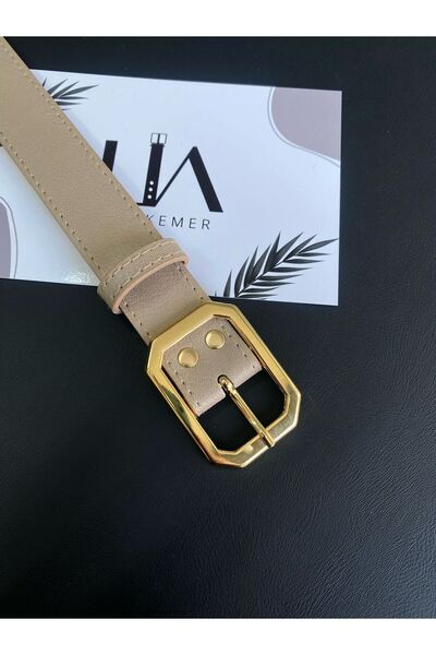 LİA KEMER مربع الذهب مشبك مخيط حزام الخصر حزام معطف حزام اللباس حزام السراويل...