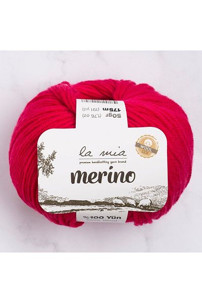 SAVA HOME COLLECTİON La Mia Merino Fuchsia Πλεκτό Νήμα Χεριών - L058 - 33787